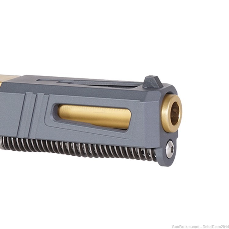 9mm Complete RMR Pistol Slide - Glock 19 Gen 1-3 Compatible - Assembled-img-4