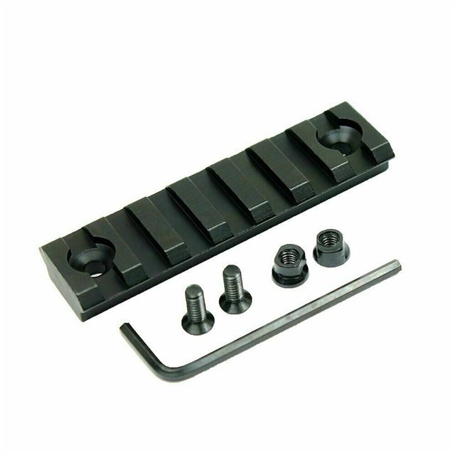 SP 7 Slot Aluminum Rail Sec 4 Keymod Quad (BLK)-img-0