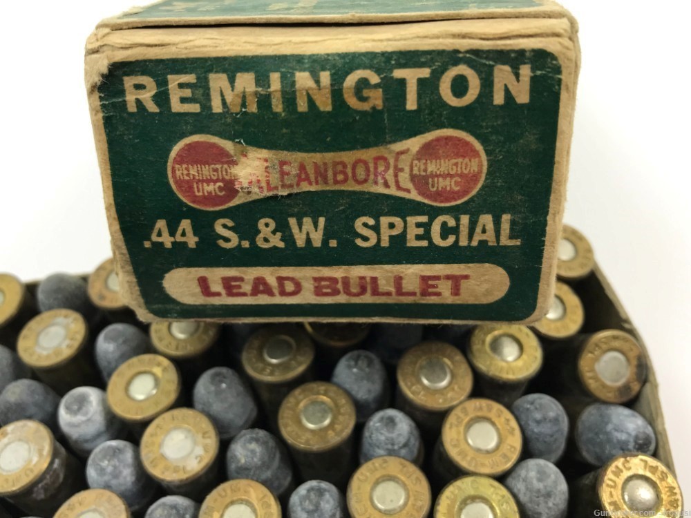 Remington Dog Bone 44 S&W Special 246 Gr Lead Vintage Box 47 Rounds 1197-OO-img-4