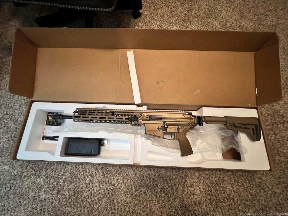 Sig sauer mcx spear 7 62x51 308 coyote 16 rifle semi auto rifles