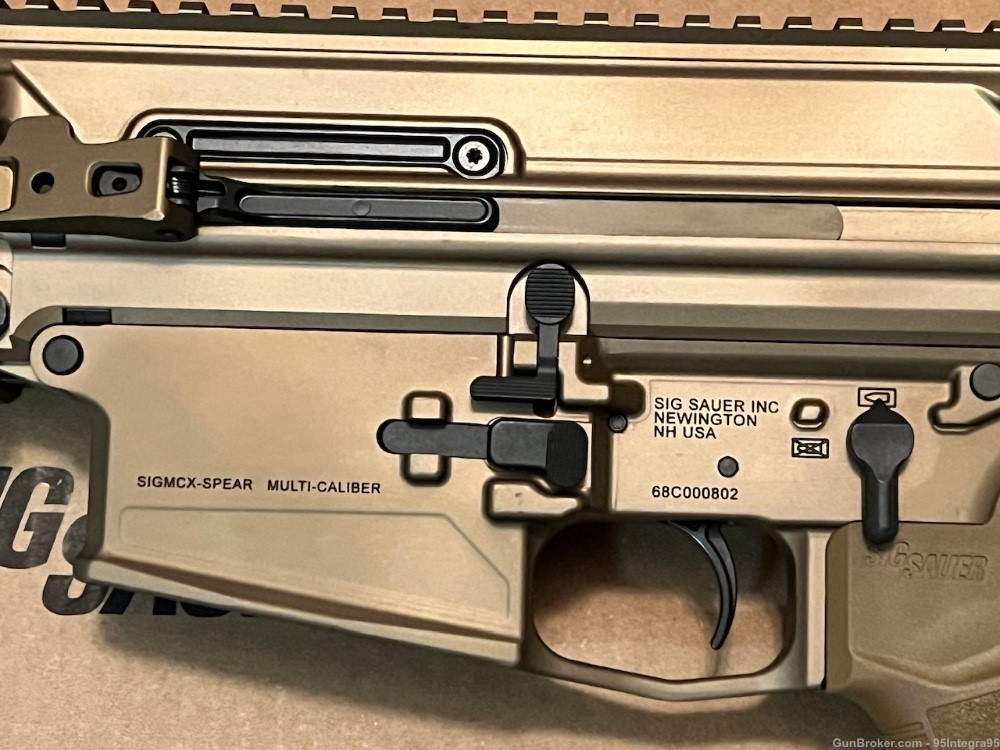 Sig sauer mcx spear 7 62x51 308 coyote 16 rifle semi auto rifles