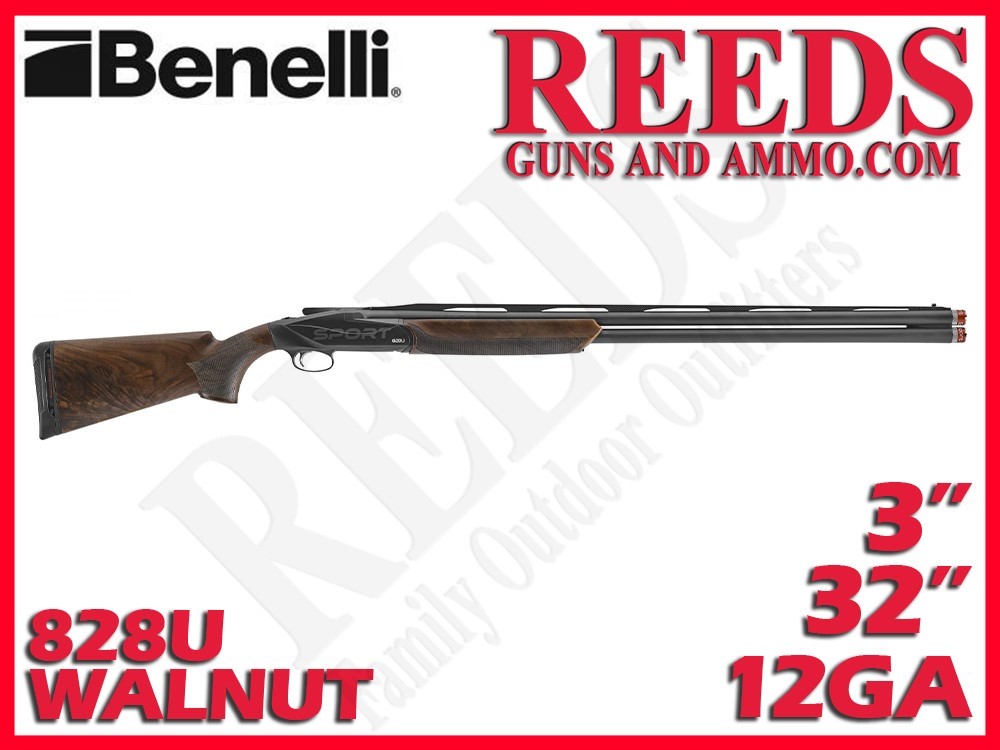 Benelli 828 U Sport Walnut Blued 12 Ga 3in 32in 10731-img-0