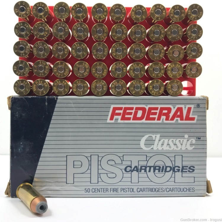 1993 Federal 44 Rem Magnum 180 Gr Hi-Shok Jacketed Hollow Point 1206-MR-img-0