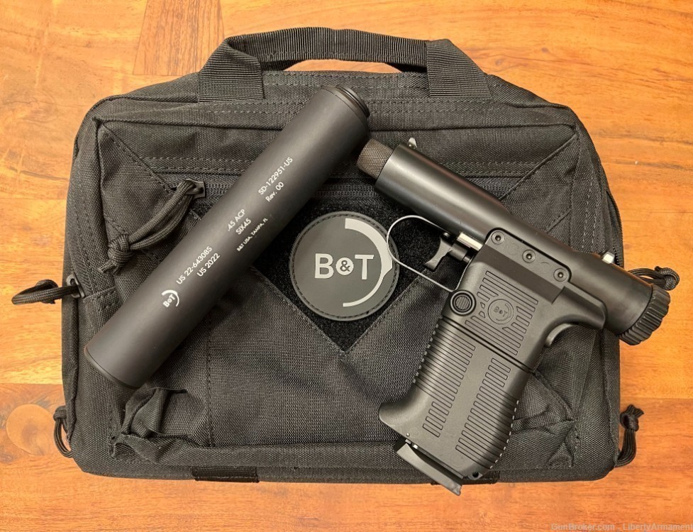 B&T Station SIX 45 ACP Covert Pistol with Suppressor BT-410110 SIX45-img-0