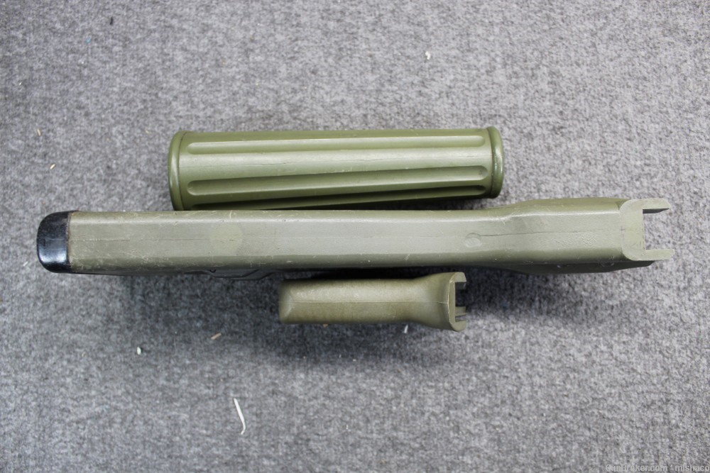 Complete OEM Spanish Army Green Furniture Stock Set For CETME-L/LV/LC Rifle-img-2