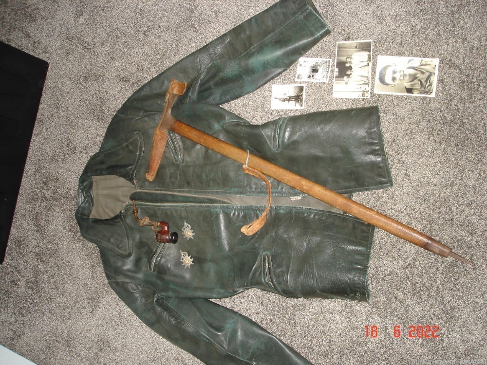 WWII German Gerbirsjager 98 Regt Mittenwald soldier lot pick coat pics-img-0