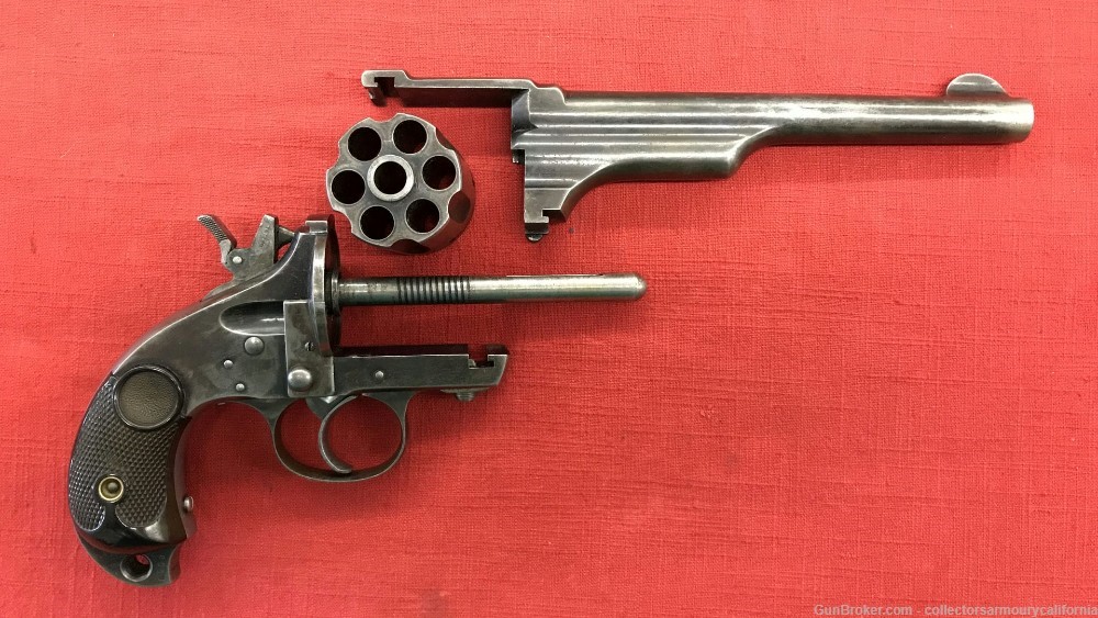 Original Blued Finish Merwin & Hulbert Large Frame Bird’s Head Revolver-img-16