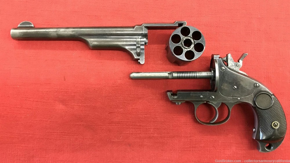 Original Blued Finish Merwin & Hulbert Large Frame Bird’s Head Revolver-img-15