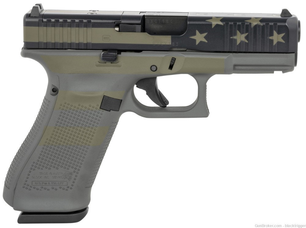 Glock PA455S204MOSOP G45 Gen5 MOS 9mm  4.02" 17+1 Overall Operator Flag OR -img-1