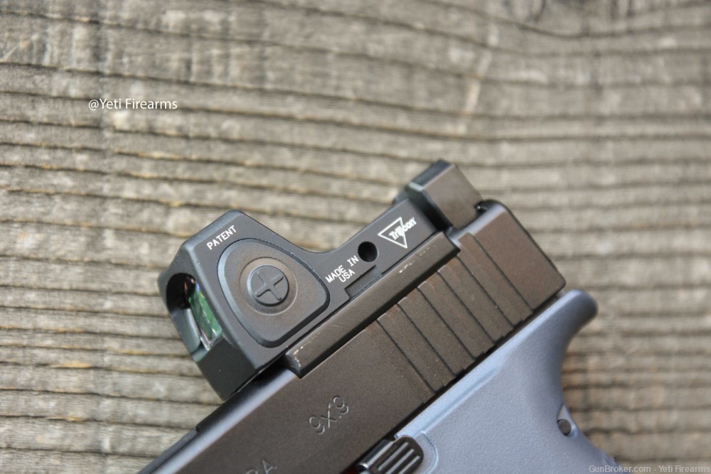 Glock 43X MOS 9mm W/ Glock Gray Cerakote CHPWS Adapter RMRcc 3.25 -img-9