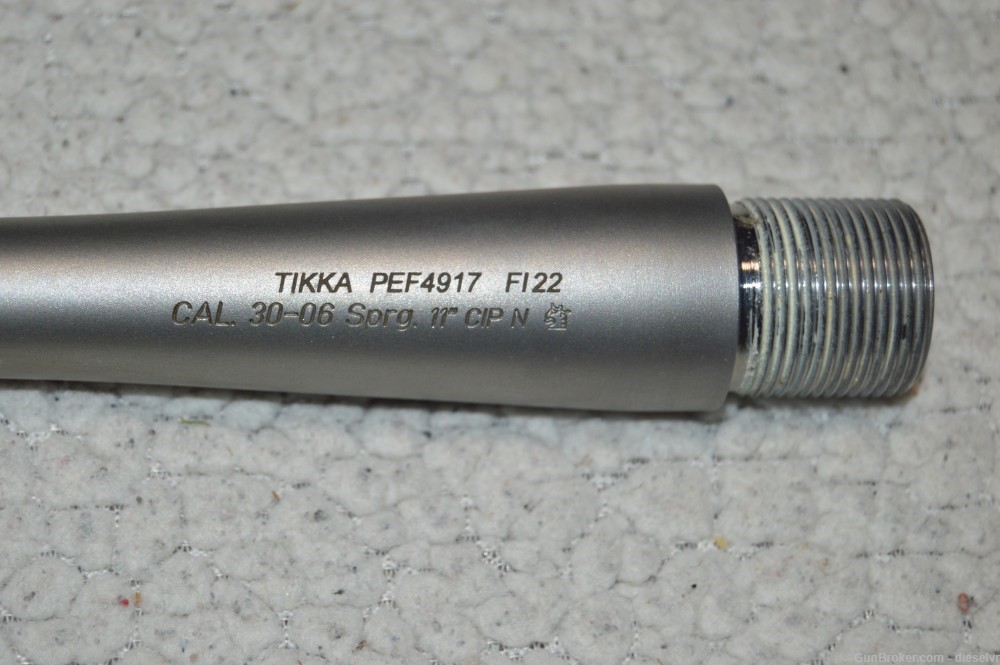 NEW Take Off Tikka T3x Stainless Steel 30-06 Barrel-img-1