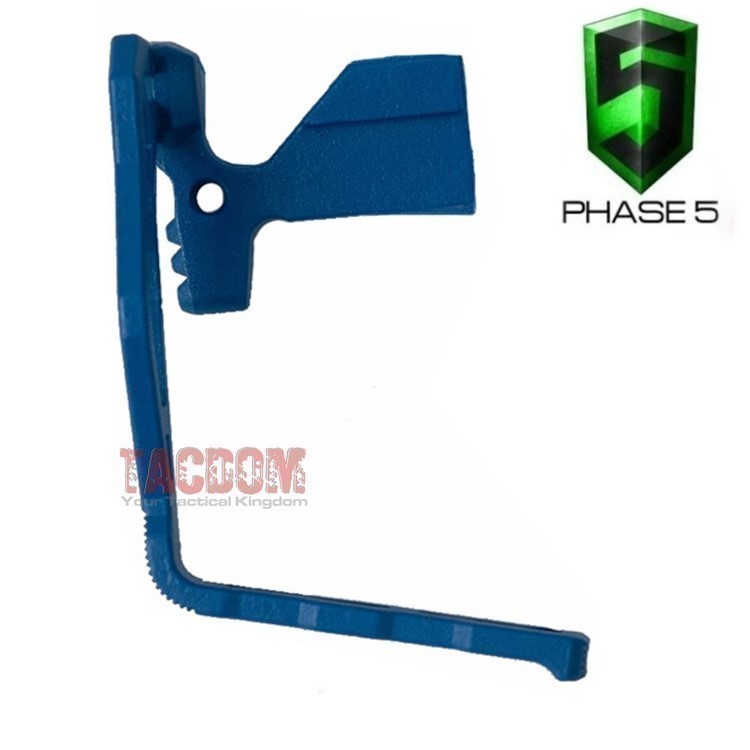 Phase 5 BLUE AR15 EBRV3 Extended Bolt Catch 556 223 NO CC FEES Bad lever-img-1