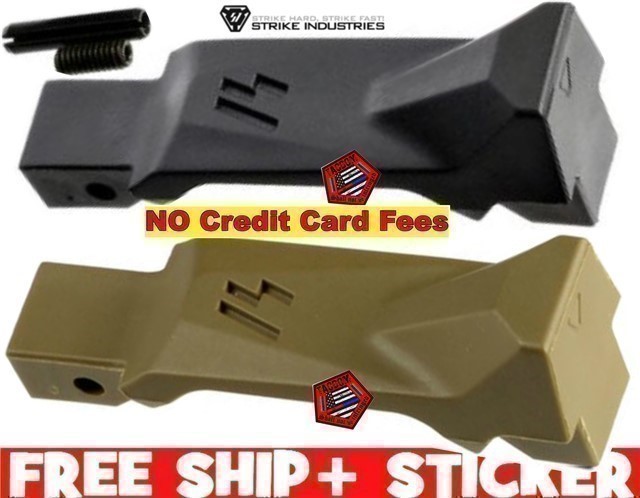 Strike Industries FANG Trigger Guard Poly Black or Strike FDE-img-0