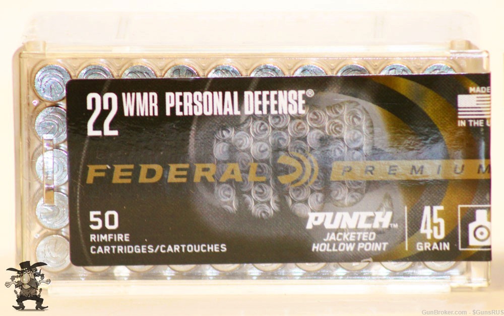 Federal Premium Personal Protection 22 WMR High Velocity "PUNCH" HP 50 Rds-img-0