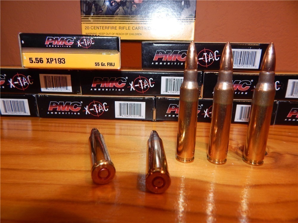 PMC XTAC XP193 5.56 x45 NATO ammo ammunition 55gr FMJ AR15 rifle 200 ...