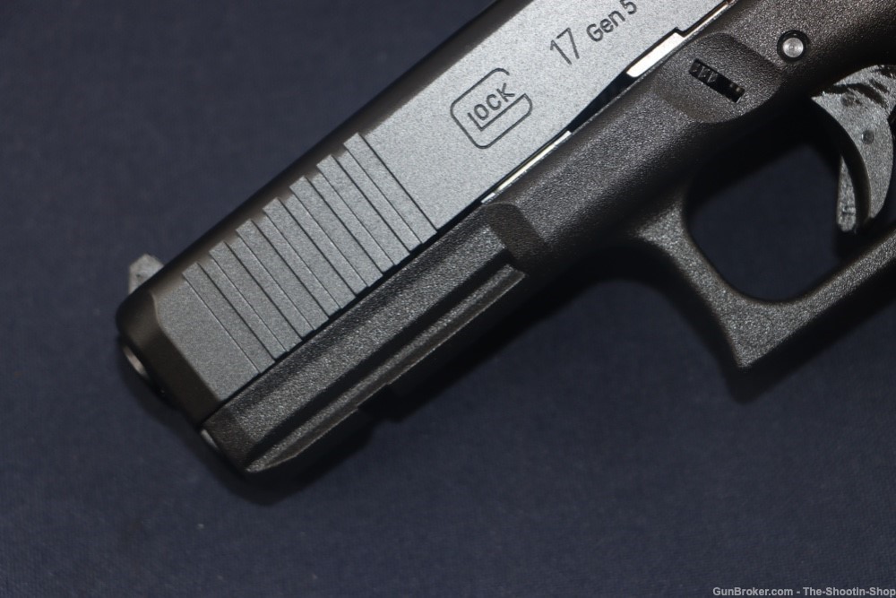 Glock Model G17 GEN5 Pistol 9MM 17 GEN 5 GADSDEN Engraved 24KT Gold 17RD SA-img-3