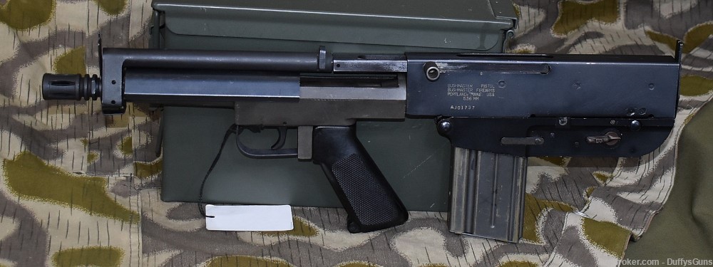 Gwinn Bushmaster Arm Pistol Full Auto Machine Gun 5.56 PDW-img-0