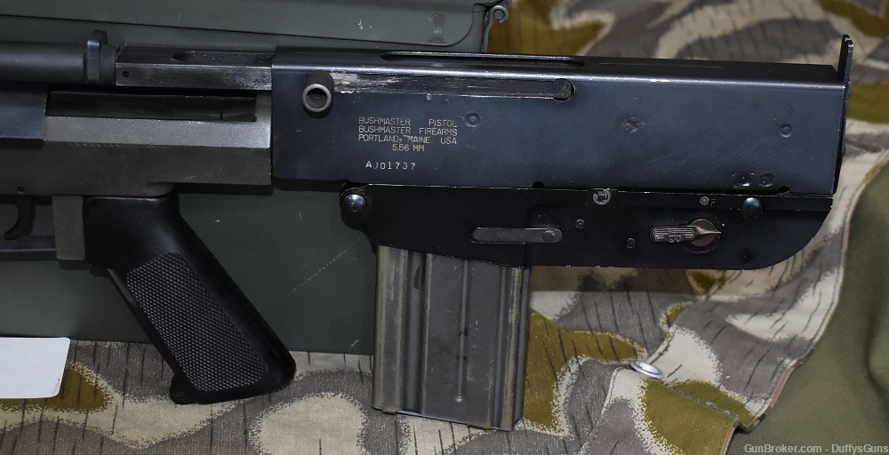 Gwinn Bushmaster Arm Pistol Full Auto Machine Gun 5.56 PDW-img-1