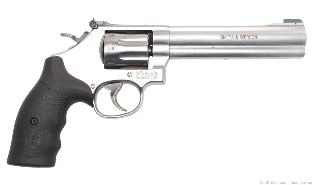 Smith & Wesson Model 648 .22 WMR 6" Stainless 8 Rds 12460-img-1
