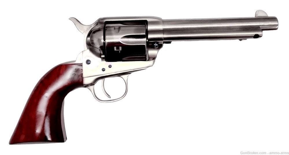 Taylor's & Co. 1873 Gunfighter Nickel .357 Magnum Tuned 5.5" 555165DE-img-1