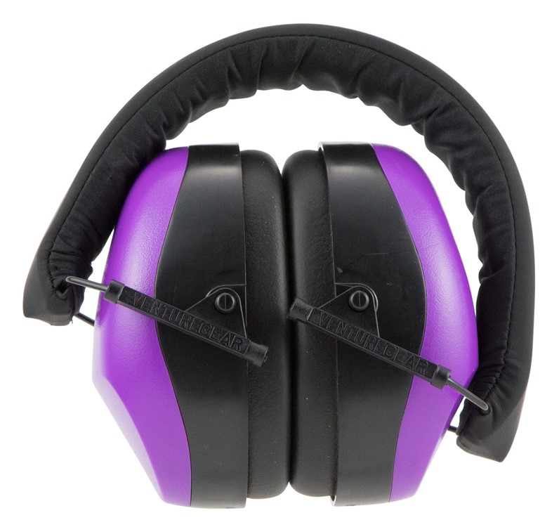 Pyramex Venture Gear V80 Muff 26 dB Over the Head Purple Ear Cups for Adult-img-0