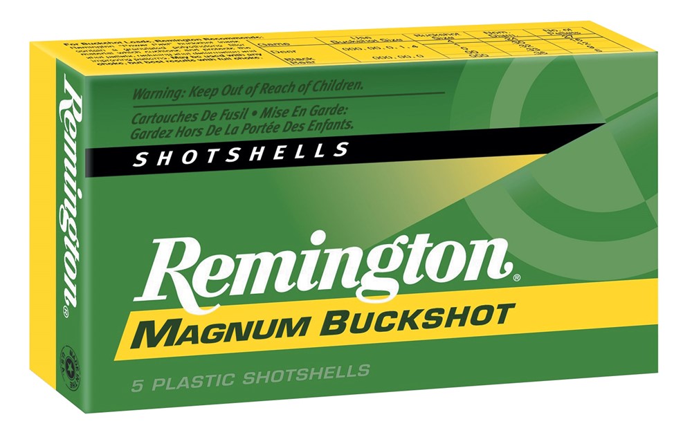 Remington Express Magnum Buckshot 12 GA 3 000 Buck 5/Pack-img-0