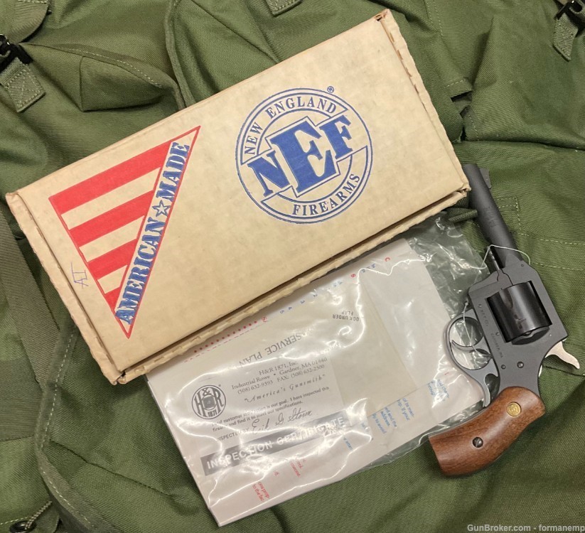 NIB New England Firearms NEF R73 .32 H&R MAG USA Revolver 4" Inch-img-0