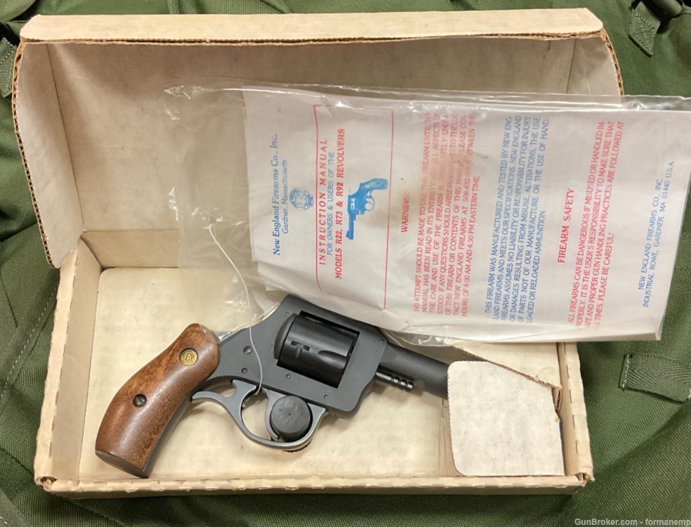 NIB New England Firearms NEF R73 .32 H&R MAG USA Revolver 4" Inch-img-1