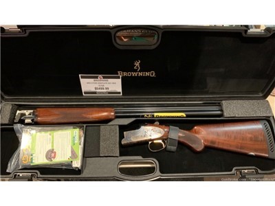 Browning Citori Sideplate GIII 12GA 28" Barrel - Case Hardened - 013622304