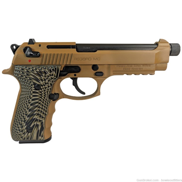 EAA GiRSAN Regard MC BX 9mm Luger Semi Auto Pistol 5" Threaded Barrel 18 Ro-img-0