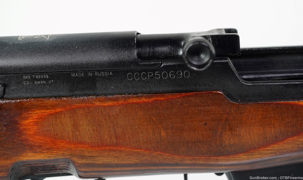 Russian Tula SKS CCCP 7.62x39 Great wood all matching parts-img-36