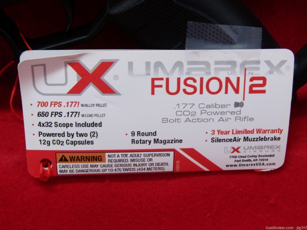 Umarex Fusion 2 177 Cal CO2 Powered Air Rifle 700 FPS-img-10