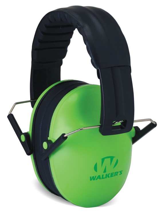 Walkers Game Ear Baby &amp; Kids Folding Muffs-Lime Green-img-1