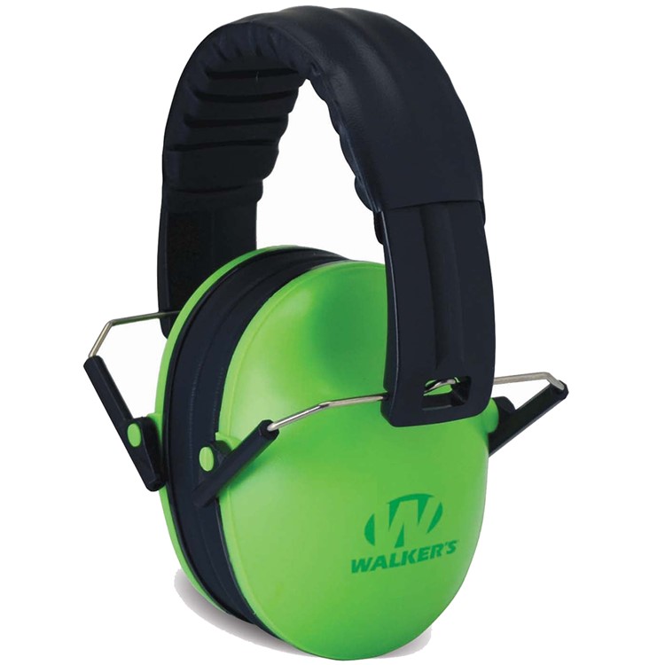 Walkers Game Ear Baby &amp; Kids Folding Muffs-Lime Green-img-0