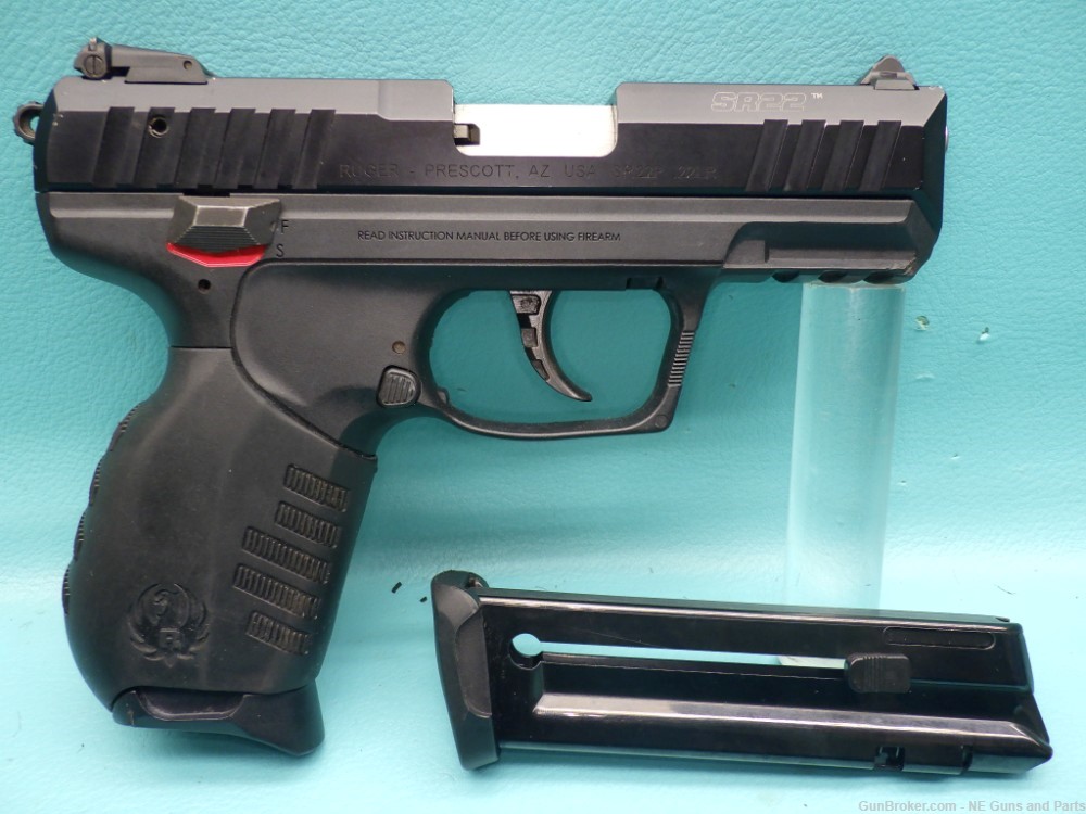 Ruger SR22P .22LR 3.5"bbl Pistol MFG 2012 W/ 2 Mags-img-0
