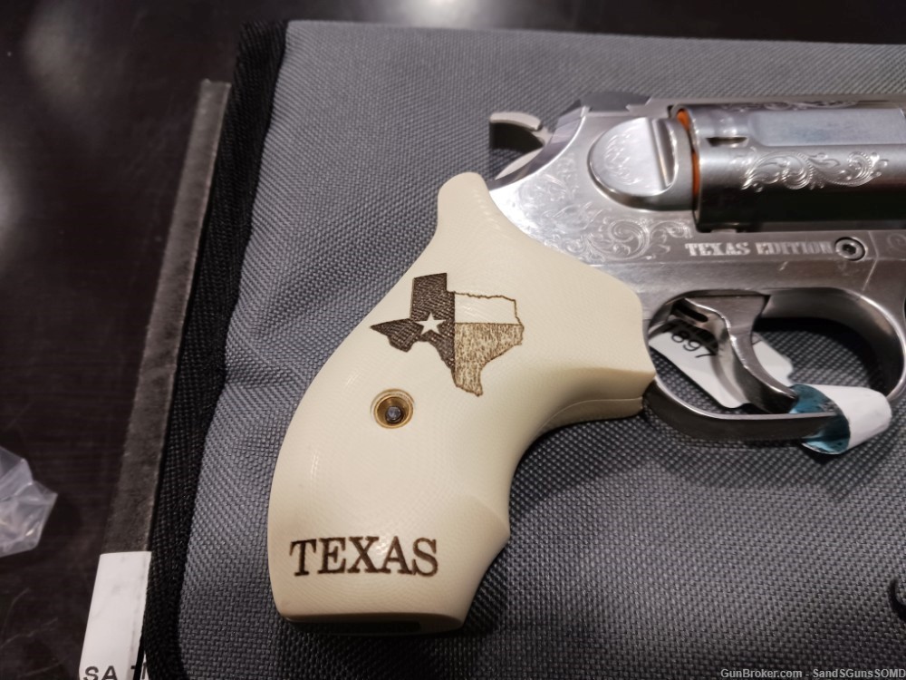 KIMBER K6S TEXAS EDITION 357 MAGNUM ENGRAVED STAINLESS REVOLVER NEW-img-2