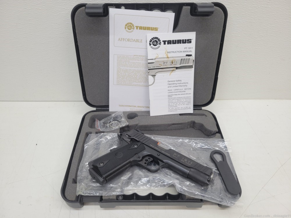 Taurus 1911FS .45 ACP Full-Size Pistol 5" 8+1RD - NEW-img-0