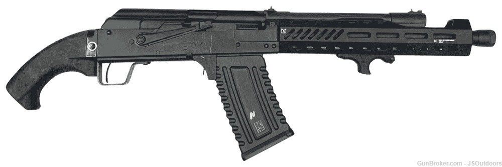 Kalashnikov USA KHAOS 12 Gauge 12.5" Bbl Black 5 Round Semi Auto Shotgun-img-1