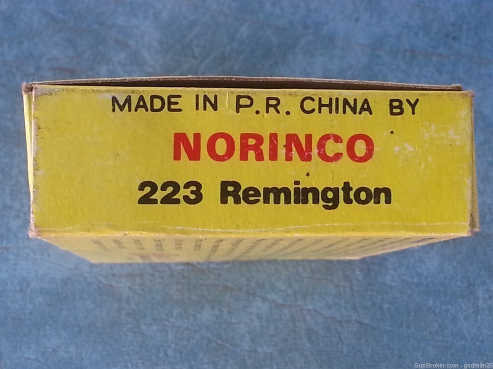 Norinco 223 Rem  ammo Brass case 4 Boxes 80 Rounds Total-img-1
