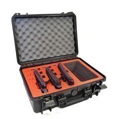 3 Pistol 12 Magazine + Storage DORO Waterproof Case w/ Red Topguard Foam