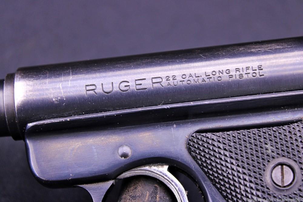 RUGER MARK I 22 LONG RIFLE 5.8" BARREL PERFECT TARGET GUN 1972 MFG-img-4