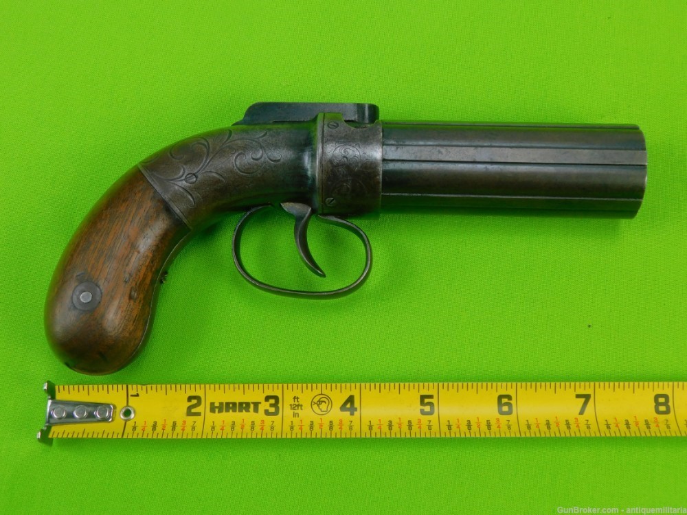 AucUS Civil War .31 Cal Allen & Thurber Pepperbox Pistol Handgun 600-img-13