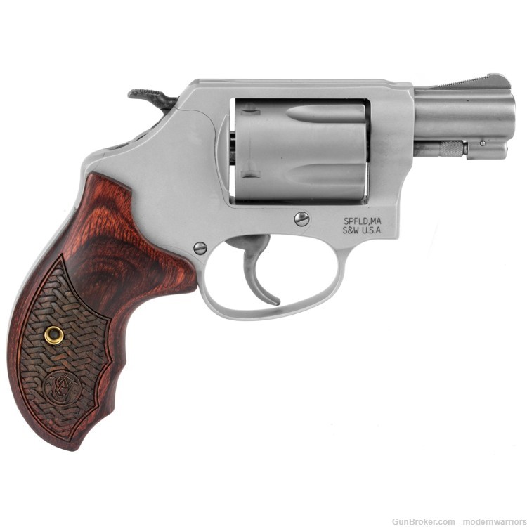 Smith & Wesson 637-2 - 1.88" Barrel (.38 Spl) - 5-Shot - Stainless/Wood-img-1