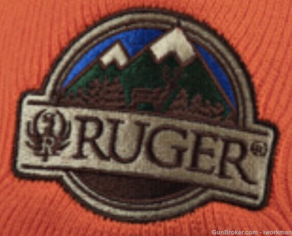 Ruger Firearm Blaze Orange Hunter Beanie Hat Cap 10/22 SR9 MKII 22/45 LCP -img-2