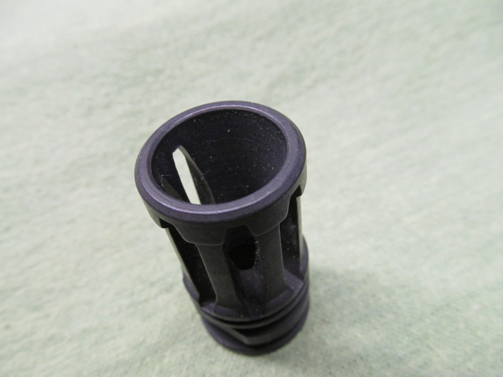 Unbranded Steel Flash Hider with 1/2"-28 Threads-img-5