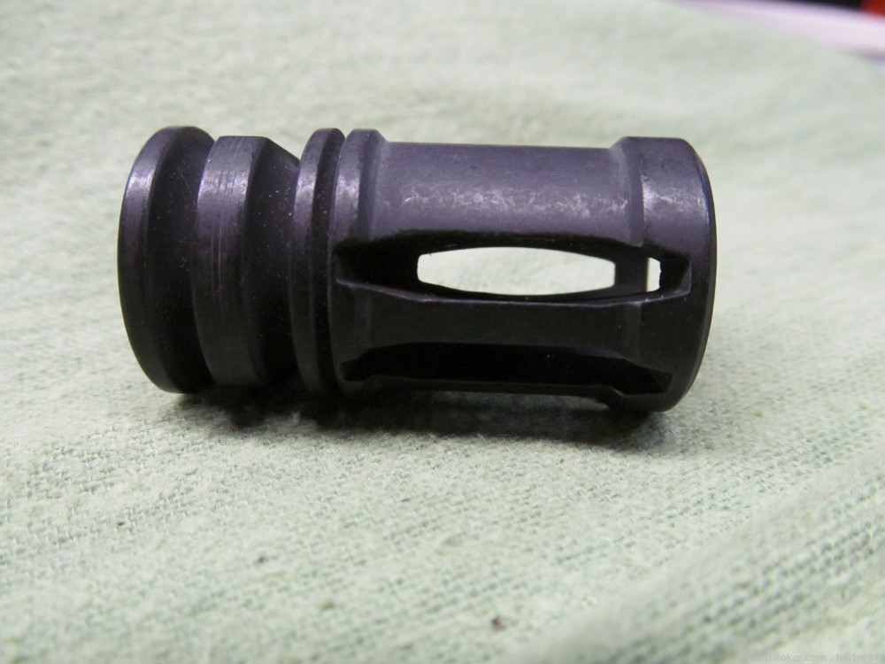 Unbranded Steel Flash Hider with 1/2"-28 Threads-img-2