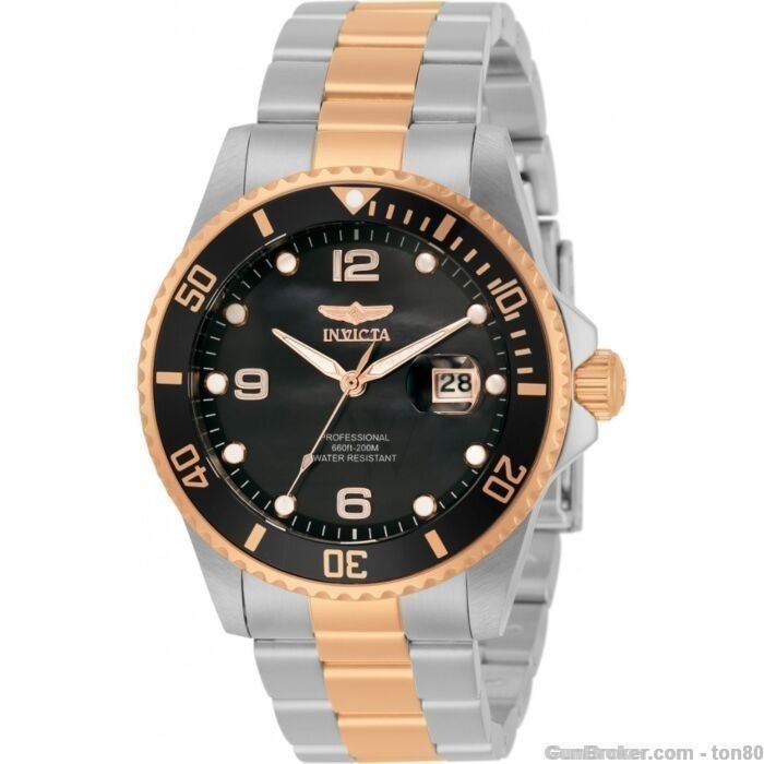 MEN'S PRO DIVER STAINLESS STEEL BLACK DIAL IN33265-img-0
