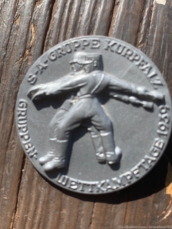 German WWII SA Gruppe Kurpfalz Badge -img-0