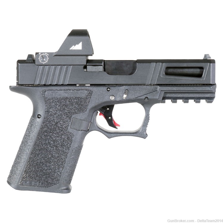 Complete 17-4 Combat RMR Slide for 9mm Glock 19 - Northtac F12 Red Dot ...