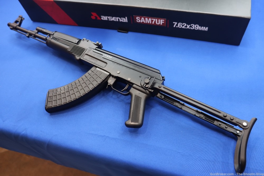 ARSENAL Model SAM7UF AK47 Rifle 7.62X39MM MILLED Under Folder Hard Case NEW-img-29